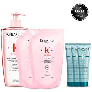 [라운지ONLY] 케라스타즈 대용량 방 제네시스 새싹 샴푸 1.5L (본품 500ml+리필 500mlx2)(+시몽 테르미크 30ml 3개)