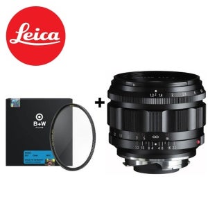 보이그랜더 녹턴 50mm F1.2 ASP II 라이카 M + B+W Basic 52mm