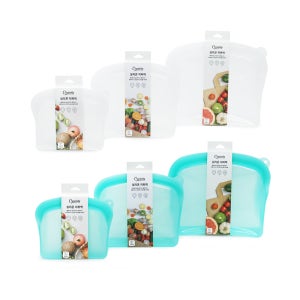 쿠치니티 플래티넘 실리콘 지퍼백 팩 푸드백 3종 세트