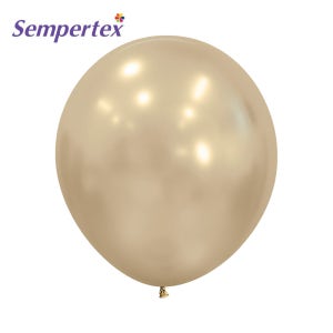 셈퍼텍스 실크 고무풍선 45cm 골드더스크 25입