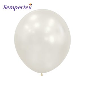 셈퍼텍스 실크 고무풍선 45cm 오이스터화이트 25입