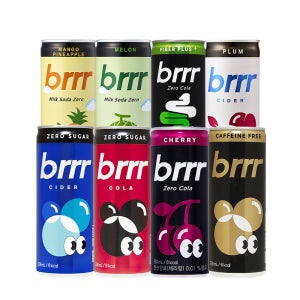 [골라담기] 부르르 제로콜라 사이다 밀크소다 각 30캔 X 2종 (총 60캔)