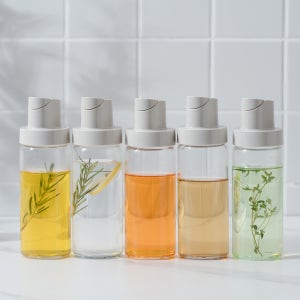 마치 유리 오일병 자동개폐 간장병 양념병 소스통 350ml 5p