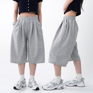 1+1 쓰리턱 버뮤다팬츠 7부바지 핀턱반바지