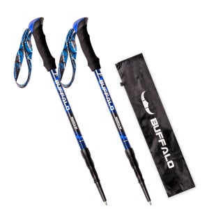버팔로 초경량 등산스틱 접이식 등산 지팡이 일자형 스틱 2개세트