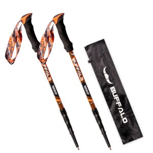 버팔로 초경량 등산스틱 접이식 등산 지팡이 일자형 스틱 2개세트