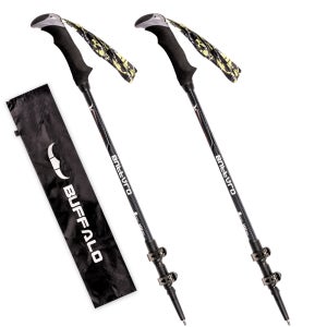 버팔로 초경량 등산스틱 접이식 등산 지팡이 일자형 스틱 2개세트