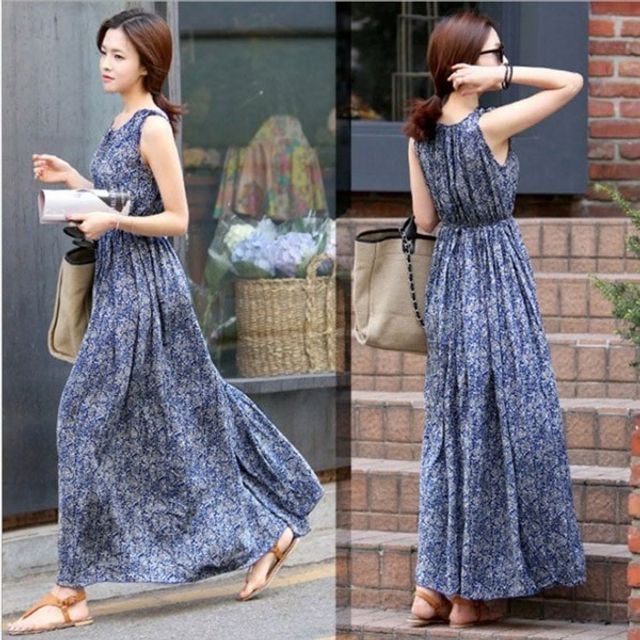 시원한 허리밴딩 캐주얼 원피스 바캉스 필수템 날씬핏