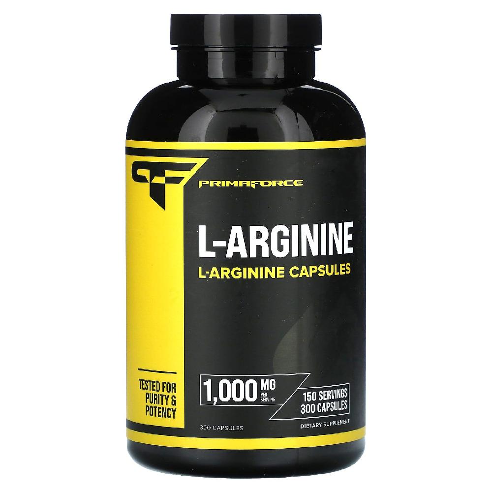 <b>프리마포스</b> L아르기닌 1000mg L-Arginine 캡슐 300정