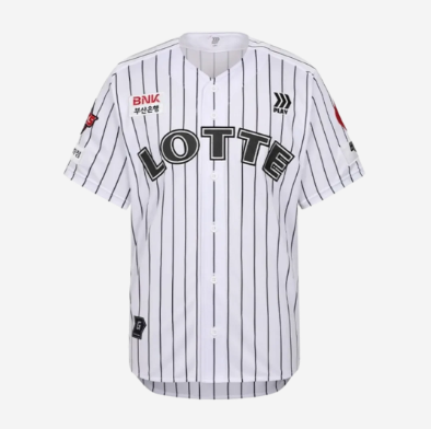 롯데 자이언츠 올드 스트라이프 프로페셔널 유니폼 멀티 (논 마킹 버전)