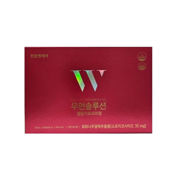 <b>우먼스</b>헬스 우먼<b>솔루션 갱년기 프리미엄</b> 회화나무열매추출물 소포리코사이드 20ml x 30포