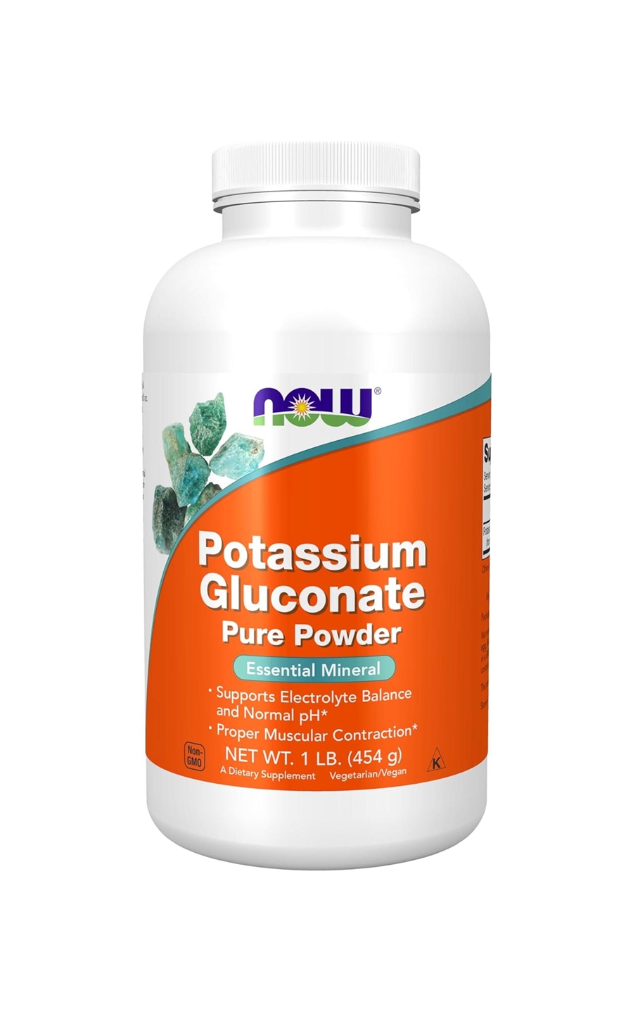 나우푸드 <b>포타슘 글루코네이트</b> 글루콘산 칼륨 푸어 <b>파우더</b> 454g