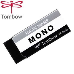 톰보 모노 블랙 스탠다드 지우개 소형 43x17x11mm 11g