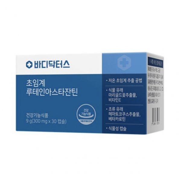 바디닥터스 초임계 <b>루테인 아스타잔틴</b> 300mg x 30캡슐