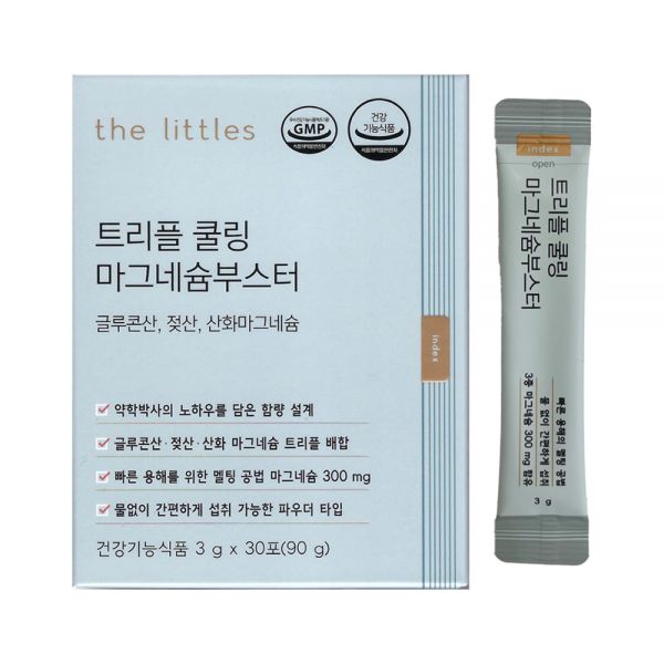 <b>더리틀스</b> 트리플 쿨링 <b>마그네슘</b>부스터 3g x 30포