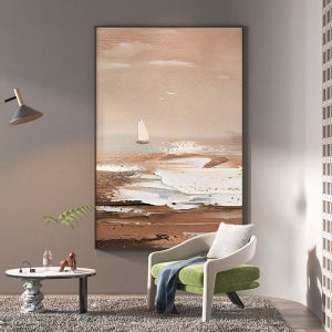 모던 거실 현관 인테리어 그림 추상 순조로운 항해 배경 벽 대형 벽걸이 액자