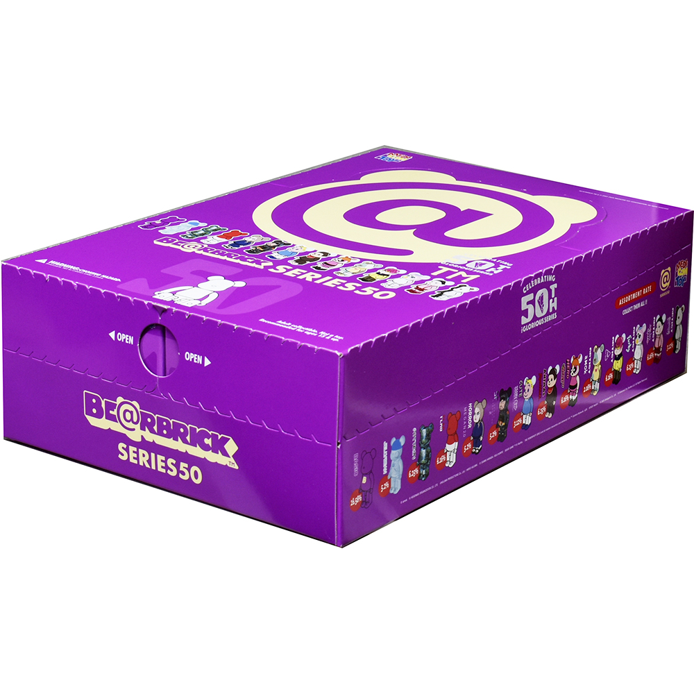 [오늘발송] 메디콤토이 베어브릭 시리즈 50탄 피규어 미개봉 24개입 홀박스
