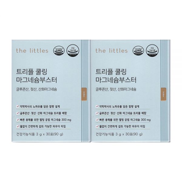 <b>더리틀스</b> 트리플 쿨링 <b>마그네슘</b>부스터 3g x 30포 2개