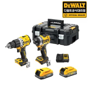 디월트 대리점 DCK2047E1S1T-KR 20V 임팩트 해머드릴 콤보