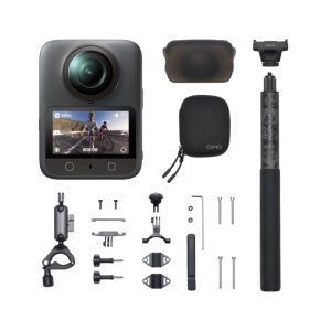 DJI Osmo 360 로드 사이클링 후방 POV 콤보 (스탠더드 콤보 + 바이크 후면 마운트 키트 + 1m 카본 셀피 스틱 + 조절식 퀵 릴리즈 어댑터 마운트)