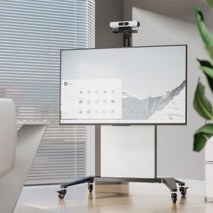 엔산마운트 MS-610 듀얼모터 전동 특대형 TV 전자칠판 사이니지 거치대 이동식 스탠드