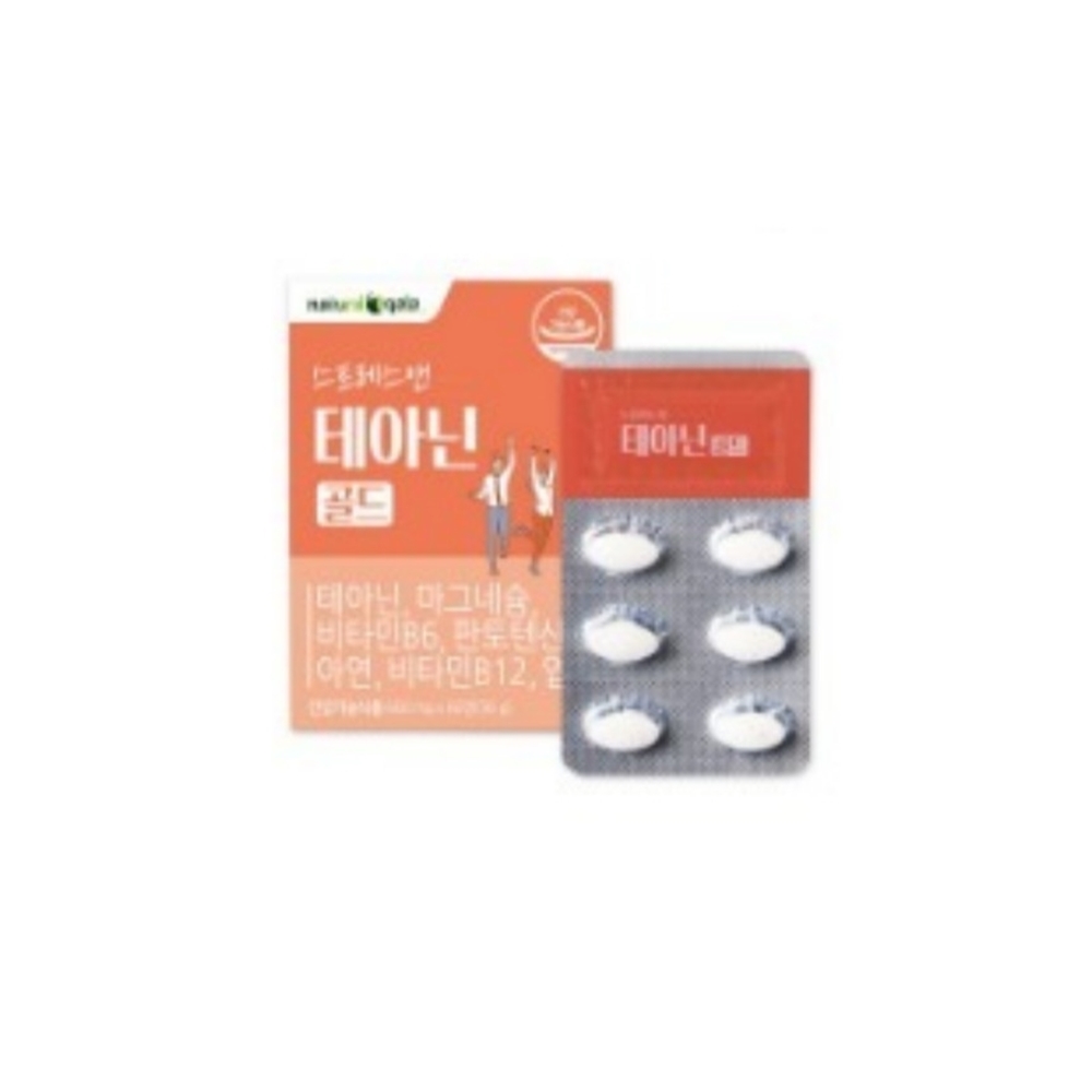 내츄럴<b>가이아 스트레스</b>앤 테아닌 골드 600mg 60정 3개