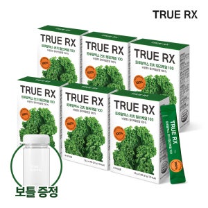 트루알엑스 리치 컬리케일 분말100% 동결건조 뉴질랜드 곱슬케일 클리오 21g, 6개