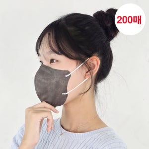 메디케이알 새부리형 데일리핏 KF94 M(중형), 미디딥그레이, 200개