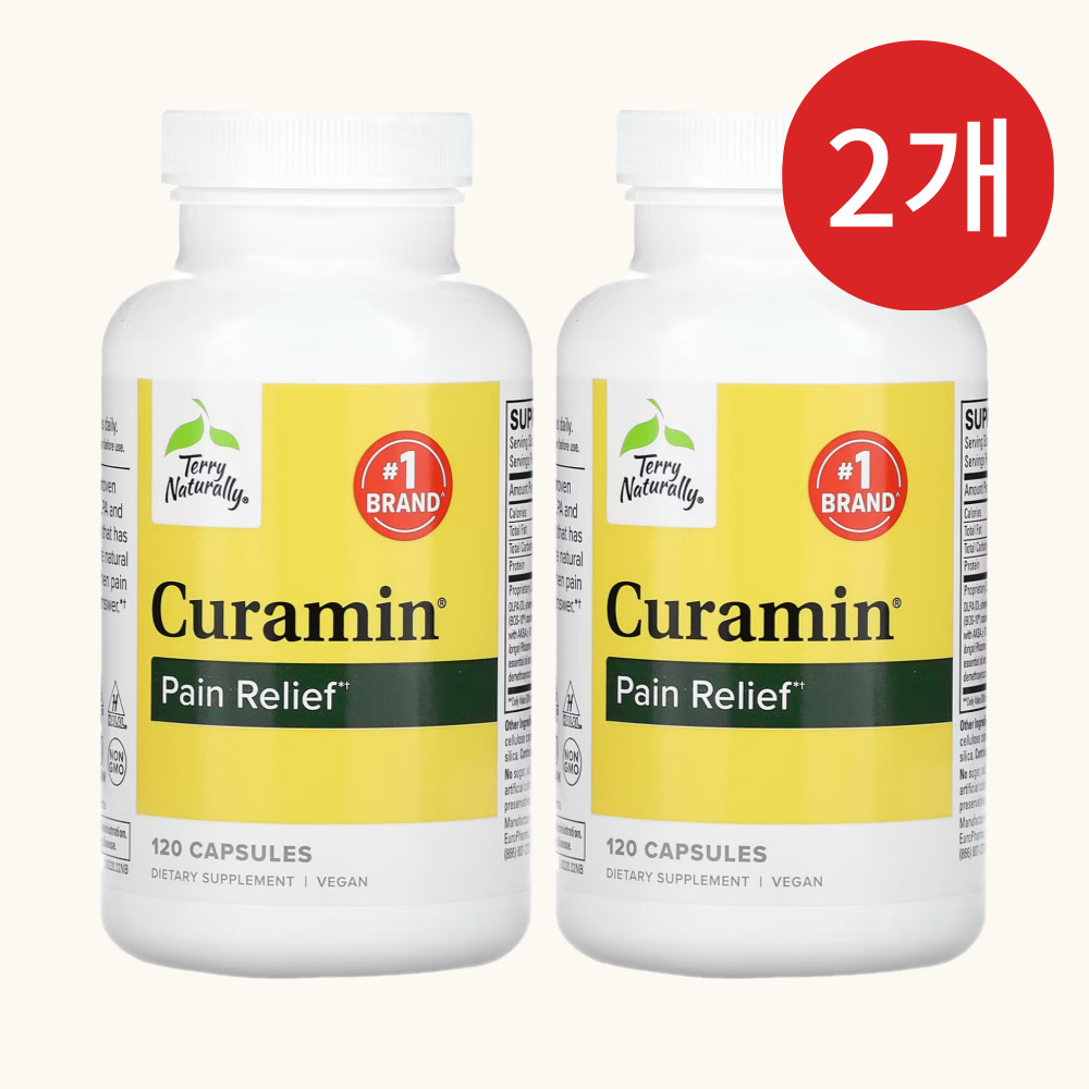 <b>테리내추럴리</b> 큐라민 페인릴리프 120캡슐2개
