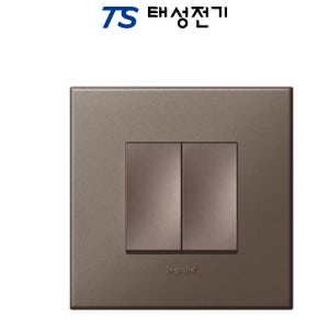 태성전기 르그랑 유럽 아테오 사각 스위치 3로 2구 마그네슘