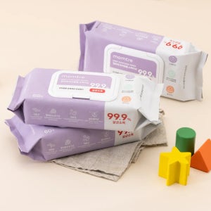 맘뜨레 유아용품 소독티슈 아기용품 세정티슈 60매, 10개