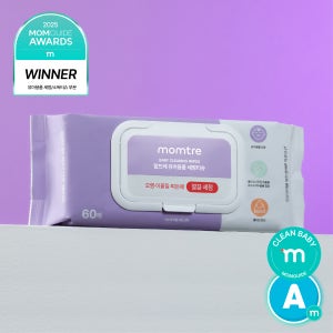 맘뜨레 유아용품 세정티슈 아기용품 소독티슈 60매, 10개