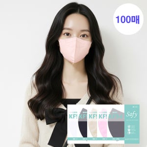 세이피 데일리핏 새부리형 KF94 중형 100매 컬러 황사 마스크