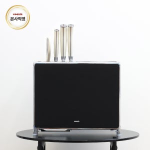 쿠진 나이프케어 시즌3 오브제 신혼가전 칼 살균 소독기 (+주방 칼세트) 6인용, 시크블랙