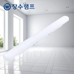 장수램프 LED 일자등 30W 형광등 가정용 600mm 주광색