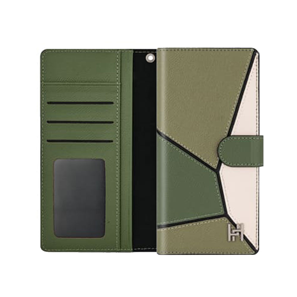 위키 천연소가죽 <b>콤보</b> 슬림 지폐 카드수납 지갑 다이어리 케이스 그린, 갤럭시S20 <b>울트라</b>