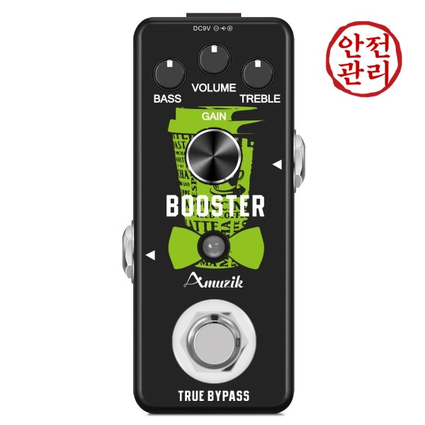 미니 부스터 기타 이펙트 페달 <b>트루 게인</b> 일렉트릭 마이크로 클린 퓨어 T