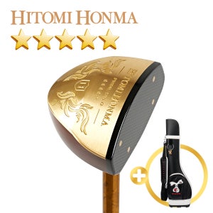 [2026년형] 협회공인인증 히토미혼마 5스타 파크골프채 PRIME GOLD+엠유 하프백