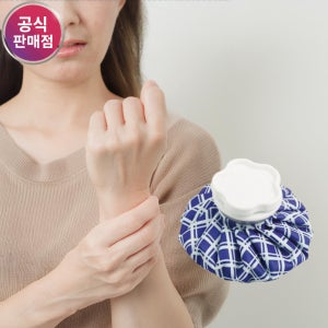 얼음 냉온 찜질 주머니 체크 아이스백 다용도 찜질팩 아이싱 어깨 무릎 발목