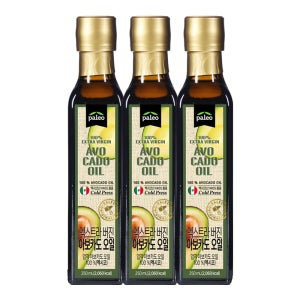 팔레오 엑스트라버진 아보카도오일 250ml, 3개