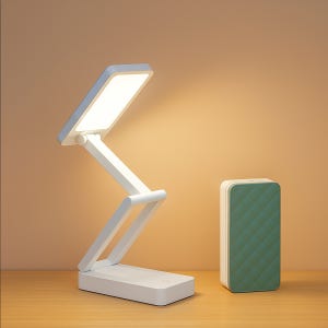 리와트 휴대용 접이식 LED 스탠드 대용량배터리 블루라이트 차단 공부등 독서등 LC-1253
