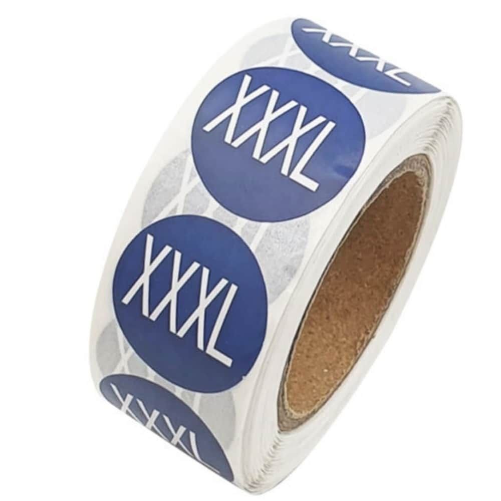 사이즈 스티커 XXXL 쇼핑몰 영문 옷가게소품