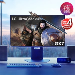 [LCK 최종.89.만] LG GX7 27GX700A 67cm(27인치) OLED 게이밍 모니터 QHD OLED케어 4년 보증