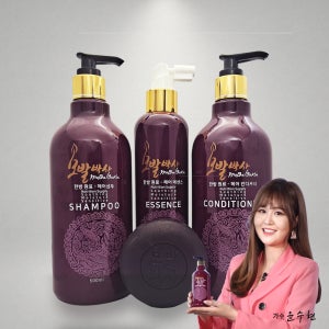 [포유모발 의약외품] 모발박사 500ml 4종세트 탈모관리 프리미엄 한방원료 윤수현샴푸