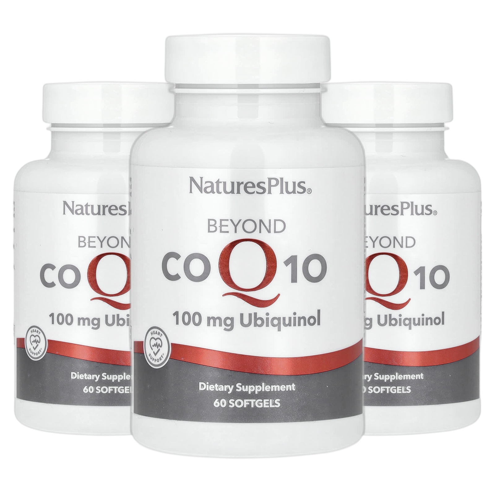 <b>네이처스플러스</b> Beyond 코큐텐 CoQ10 유비퀴놀 100mg 소프트젤 60정 2+1