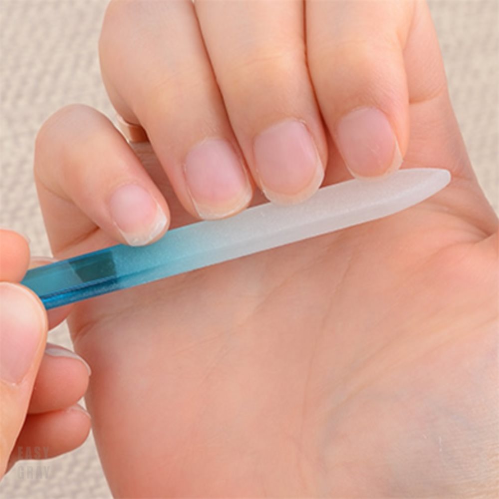 EGRY 위생 손톱파일 유리 미니 휴대용 네일파일 <b>손발톱</b>정리기
