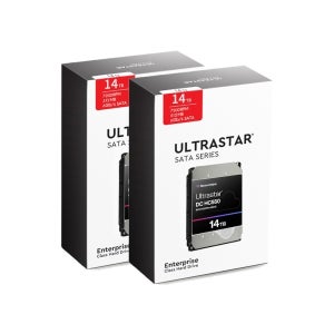 Western Digital Ultrastar DC HC550 박스 패키지 7200/512M WUH721814ALE6L4 (2x14TB)