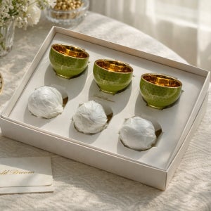 골드드림 24K 골프공술잔 3p + 타이틀리스트 골프공3p 세트 홀인원기념 라운딩 선물