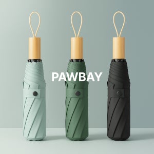 PAWBAY 초경량 자외선차단 암막 양산 우산 겸용 접이식 양우산