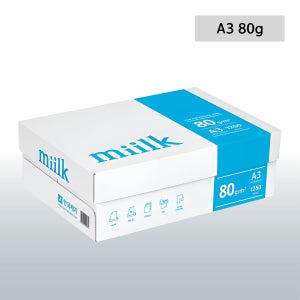 밀크 복사용지 A3 80g 1250매 1박스 (250매X5권)